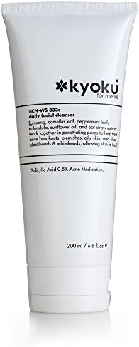 Facial Cleanser For Men By Kyoku For Men Skin Care For Men Face Wash, Kyoku Skin Care Products For Men (6.8oz)