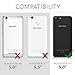 kwmobile Flip Case Compatible with Blackview A7 (2017) - Smooth PU Leather Protective Folio Cover with Stand Feature - Black