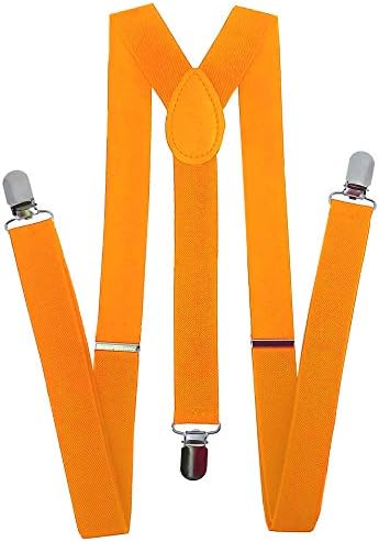 Suspenders for Kids - Adjustable Suspenders for Girls, Toddler, Baby - Elastic Y-Back Design with Strong Metal Clips