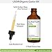 Pure Castor Oil, 2 oz. Best 100% USDA Organic Cold Pressed Moisturizer For Hair, Face, Skin and Nail Growth - Guaranteed