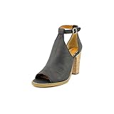 Lucky Brand Lanne Womens Open Toe Leather Booties Shoes