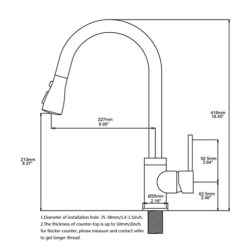 Matte Black Kitchen Sink Faucet Delle Rosa Pause Function 2 Water Mode 360 Degree Rotation Pre-rinse Pull Out Kitchen Faucet