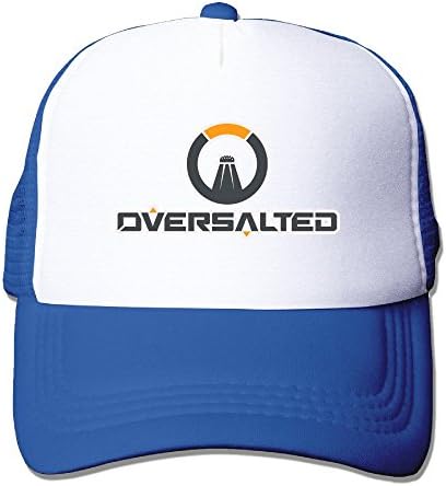 Good Gift - Oversalted Logo - Adjustable Baseball Hat Mesh Back Cap For Adult / Unisex - RoyalBlue
