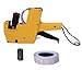 Crazy K&A Mx-5500 Single Row Labeler Label Gun + Ink Roller + Paper Price Sticker Roll for Offices & Markets