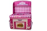 Kid's Fun Pink Happy Kitchen Storage Box and Toy Organizer