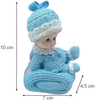 Decoration De La Maison Doge Bebe Garcon Sur Gros Coussin Bleu Figurine En Resine Pour Babyshower Dim 10 X 7 Cm Cuisine Et Maison Lemoncitylive Com