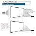 Akia Screens 120 inch Projector Screen 16:9 Foldable Anti-Crease Portable Screen Support Double Sided Projection for Outdoor Indoor 120