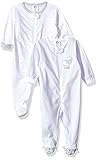 Gerber Baby Girls 2 Pack Zip Front Sleep 'n Play, Lil' Lamb, Newborn