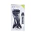 HICKIES Kids - Tie-Free Elastic Shoe Laces (Black)