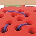 Lewo Wooden Lacing Big Apple Toy Threading Montessori Learning Early Development Baby Toy Puzzles Travel Game Educational Toys for Toddlers Kids (Apple)