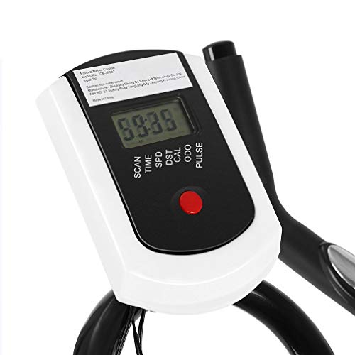 Water-chestnut Update Indoor Exercise Bike, Belt Drive Indoor Exercise Stationary Bike, Stationary Bike with LCD Display and Heart Rate Monitor for Fitness ... (Black) - Thumbnail 3