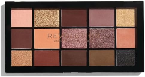 Revolução da Maquilhagem | Paleta de Sombras Reloaded | Valvet Rose | 15 Tons | 16,5 g