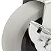Shepherd Hardware Heavy Duty TPR Rubber Caster Wheel with Swiveling Threaded Stem w/ Brake-3-Inch-110 lb. Load Capacity-Non-Marking for use in Hospitals,Food Service,& Other Institutional Applications