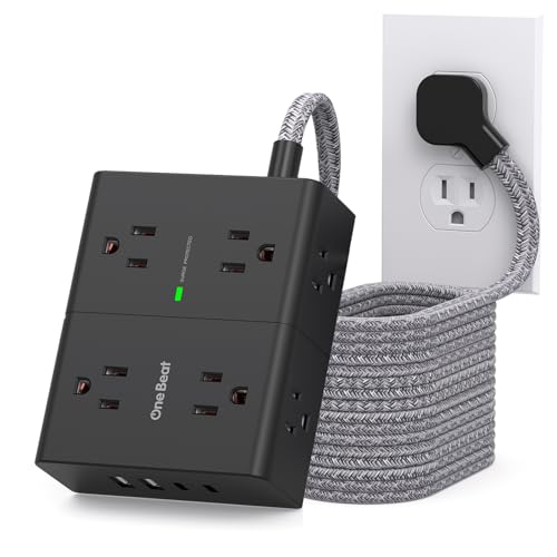 Power Strip with 8 Outlets and 4 USB Ports