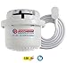 BOCCHERINI 110V Electric Instant Hot Water Shower Head Heater + FREE wall support/tube Included FUSION (With bidet shower head)