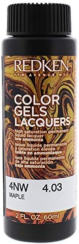 Redken Color Gels Lacquers Hair Color, 4nw Maple, 2 Ounce