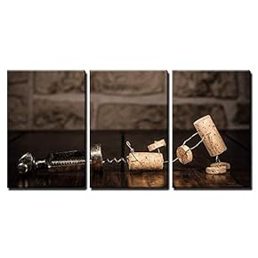 Concept Escape from a Corkscrew with Wine Cork...