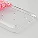 Galaxy Core Prime Case,Samsung G360 Case - Mavis's Diary 3D Handmade Bling Crystal Lovely Cute Pink Bow with Shiny Sparkle Diamonds Gems Clear Cover Hard PC Case for Samsung Galaxy Core Prime SM-G360F