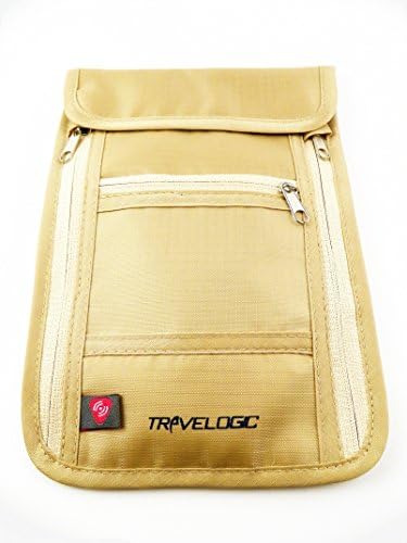 TRAVELOGIC Neck Wallet Passport Holder