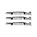 Set of 3, Made in USA Blades to Replace Cub Cadet 759-3820, 742-3013 Blades, 54