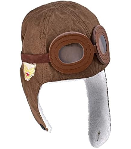 Cappello Aviatore In Misto Cotone Per Bambini - Morbido E Caldo, Regalo Divertente