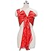 iecool Women's Naughty Knot Body Bow Sexy Lingerie One Size Red