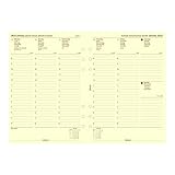 Filofax Refill, A5 Size, Week-to-View with