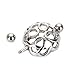 Maggie 1 Pair Chic Surgical Steel Crystal Nest Nipple Bar Ring Shield Barbell Body Jewelry