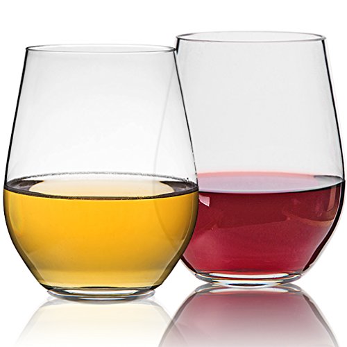 MICHLEYUnbreakableStemlessWineGlasses100TritanShatterproof