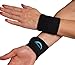 2x Adjustable Neoprene Wrist Support WristBands SIZE Men Women Youth Kid Small Petite 360° COMFORT FIT (Adult Black)