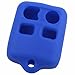 KeyGuardz Blue Rubber Keyless Entry Remote Key Fob Skin Cover Protector