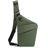 Anti Theft Travel Bag, One Shoulder Large Capacity Cross-body Bag Chest Fashion Lightweight Sling Bags for Travel Sports