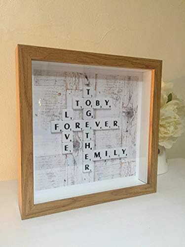 Bloomingframed personalised Scrabble Picture Frame