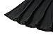 LARACE Women’s 3/4 Sleeve Casual Swing T-Shirt Dresses(1X, Black)