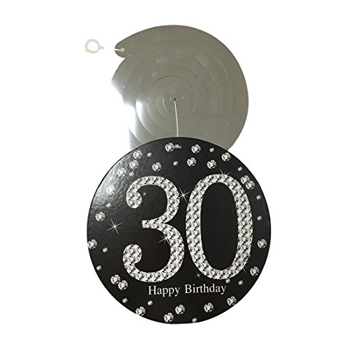 Gold 30th Birthday Party Decorations KIT - Cheers to 30 Years Banner, Sparkling Celebration 30th Hanging Swirls, 30 Years Old Party Supplies 30th Decorations