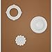 Ekena Millwork CM11BN 11 1/8-Inch OD x 6 1/8-Inch ID x 5/8-Inch Benson Ceiling Medallion