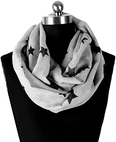 ZESTILK Fashion Infinity Scarfs for Women Loop Wraps Polka Dots Multicolor