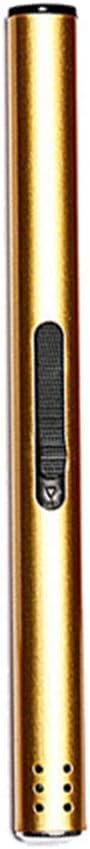 qiguch66 Metal Lighter,Candle Lighter Camping Lighter Grill Lighter,Lighter,Outdoor Barbecue Charcoal Gas Cooker Stove Kitchen Igniter Gun Lighter Golden