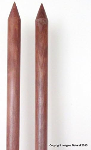 Jumbo Giant Thickness Chile Oak Knitting Needles Chunky Size 35 20mm wide x 40cm