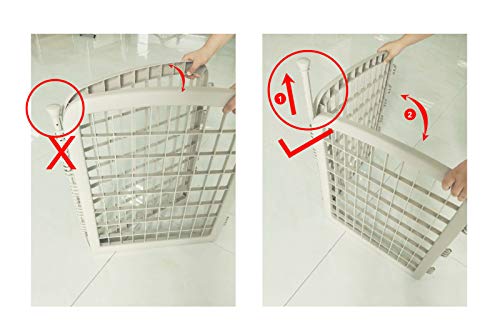 AmazonBasics 8-Panel Plastic Pet Pen Fence Enclosure With Gate - 59 x 58 x 28 Inches, White - Thumbnail 6
