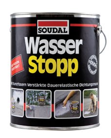 SOUDAL WASSER- STOPP | Schnell Reparatur | Farbe: GRAU (750 Gramm)