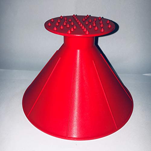 Mrcartool Windshield Snow Remover, Car Window Glass Cleaning Tool Cone Deicing Tool Snow Removal Tool Car Scraper Ice Scraper