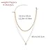 Defiro Layer Choker Gold Tone Sequins Coin Necklace Moon Pendant Charm Women Jewelry