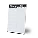 Home Advantage Weekly Meal Planner with Tear Off Grocery Shopping List Magnetic Notepad - (White) Made in the U.S.A.
