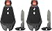 KeylessOption Keyless Entry Remote Control Car Key Fob Starter Clicker for Dodge Chrysler Jeep (Pack of 2)