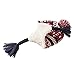 Home Prefer Baby Toddlers Winter Hats Earflaps Sherpa Hat Peruvian Soft Knitted Hat for Christmas Red M