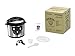 Tayama TMC-60SS Electric Pressure Cooker with Stainless Steel Pot 6 Quart, Medium, Black