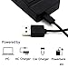 DMW-BCF10 USB Charger for Panasonic Lumix DMC-FH20, DMC-FH22, DMC-FH24, DMC-FH25, DMC-FH3, DMC-FH5, DMC-FS15, DMC-FS6, DMC-FS7, DMC-FT1, DMC-FT4, DMC-FX70, DMC-FX78, DMC-SZ1 Camera and More