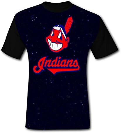 VINCRAL 3D Cleveland_Indian Sports Men's Round Neck Short Sleeve T-Shirt 3XL
