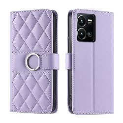 Lucyliy Compatible with vivo Y22S 4G Case Flip PU